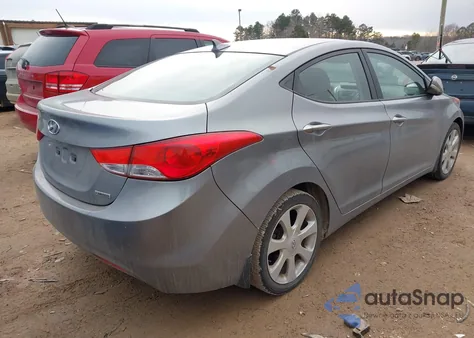 2013 Hyundai Elantra Limited from USA, damaged, VIN KMHDH4AE1DU722423